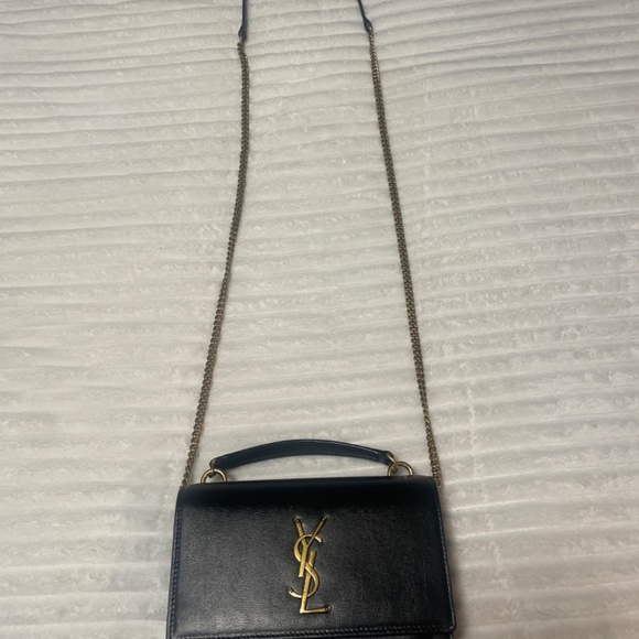 YSL SUNSET CHAIN WALLET IN SMOOTH LEATHER - Picture 2 of 5